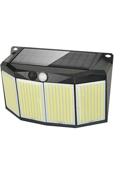 Choice مصباح واحد يعمل بالطاقة الشمسية، مزود بمستشعر حركة، 576 مصباح LED، مقا...