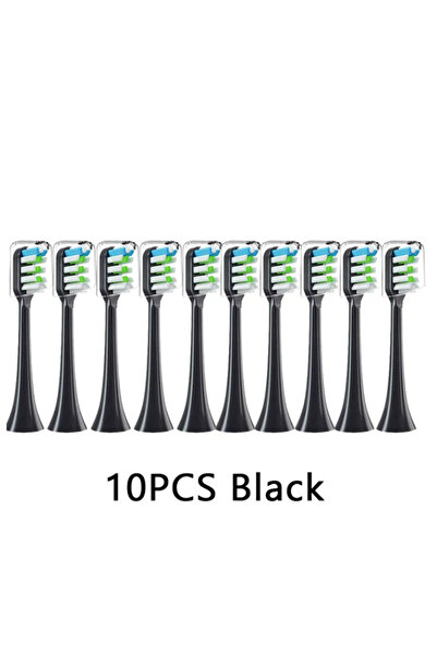 Choice4 10pcs Black 4-10pcs Replacement Brush Heads for SOOCAS X3 X5 V1 X3U S...
