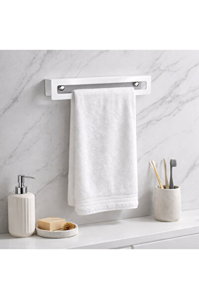 Decopin RAFLI BANYO - MUTFAK HAVLULUK 40 CM BEYAZ VİDALI