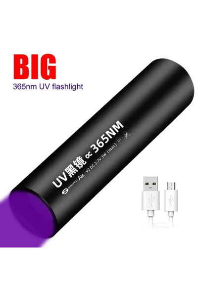 Choice مصباح يدوي محمول من بي-بيج يعمل بالأشعة فوق البنفسجية 395/365، مصنوع م...