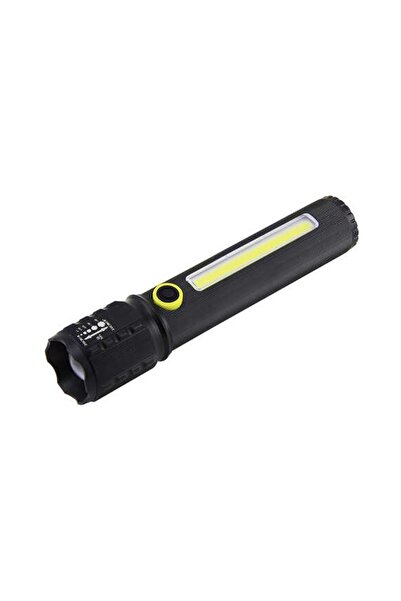 Panther Pt-4172 P50 Led Usb Şarjlı Fener Siyah