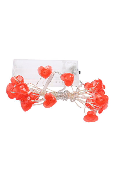 Choice 2M 20LED Red Heart Shaped String Lights, 20/30 LED Valentine's Day Hea...