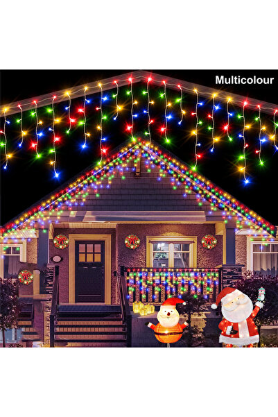 Choice 7.5M 160LEDS Multicolor Solar Street Garden Decoration Garland Solar C...