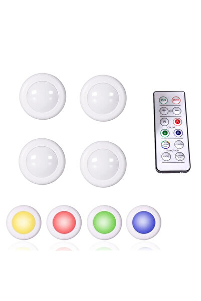 Choice 16 لونًا، 4 مصابيح، جهاز تحكم عن بعد واحد، مجموعة واحدة، تحكمات متعددة...