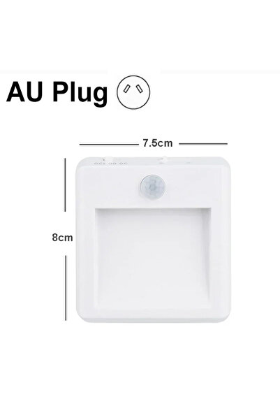 Choice مصباح ليلي LED بمقبس أسترالي، مصباح حائط ذكي بمستشعر حركة، مناسب للممر...