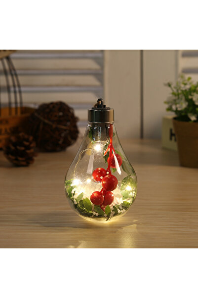 Choice D style 1Pc Christmas LED Bulb Decorative Hanging Light Christmas Orna...