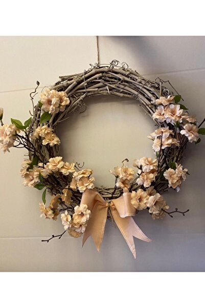 me too flower naturel decor kapı süsü ,kapı çelengi , duvar süsü