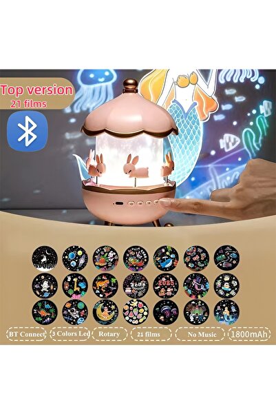 Choice جهاز عرض دوار عالي الجودة 21 في 1، جهاز عرض سماء مرصعة بالنجوم، ضوء لي...