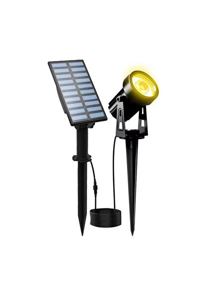 Choice1 مصباح شمسي أبيض دافئ RGB 3000K لتزيين الأشجار والحدائق الخارجية، مقاو...