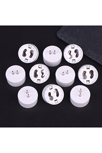 Choice 10 قطع من محولات مصابيح الهالوجين بقاعدة MR16 إلى GU10، مقاومة للحرارة...