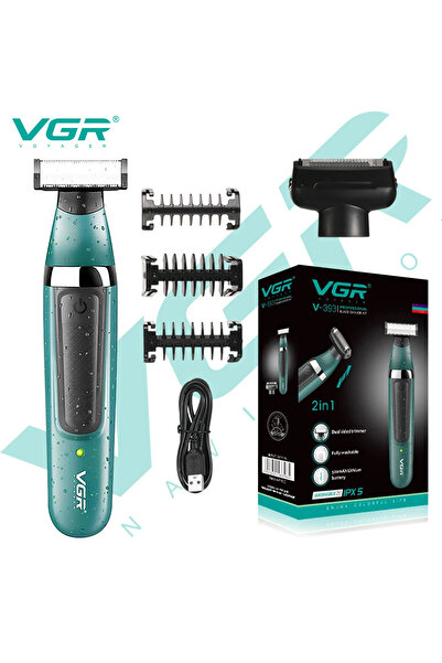 Choice USB VGR V-393 2-in-1 multifunctional hair trimming set, deep cleaning ...