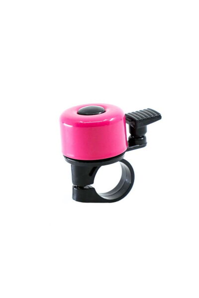 Crazy Safety Bicycle bell, aluminum and durable plastic bell, Pink
