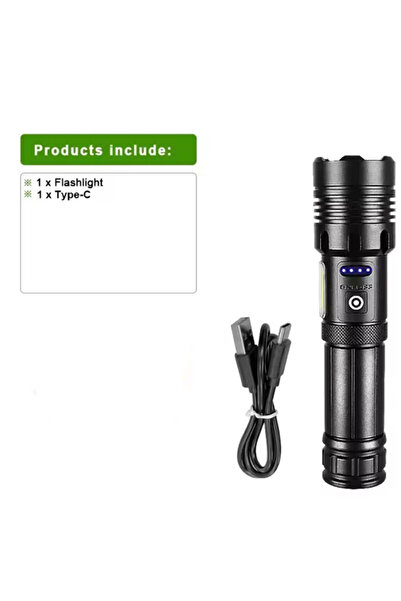 Choice مصباح يدوي قابل لإعادة الشحن فائق السطوع، قطعة واحدة بدون علبة، مصباح ...