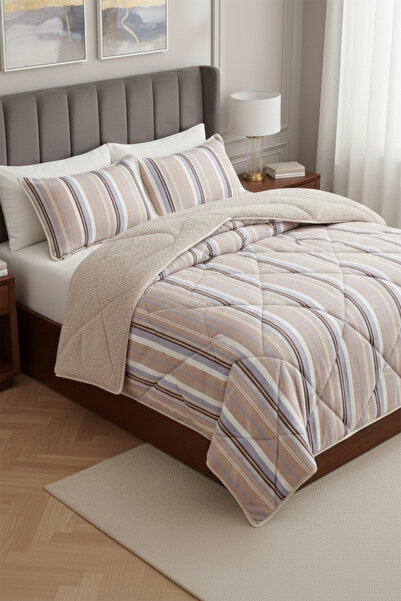 Özdilek Daisy Cottony Battaniyeli Yorgan Seti Çift Kişilik