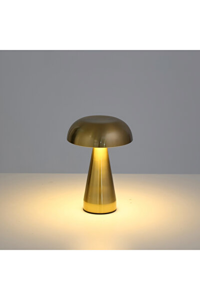 Choice مصباح طاولة ذهبي كلاسيكي على شكل فطر، مصباح ديكور فني حديث، مصباح فاخر...
