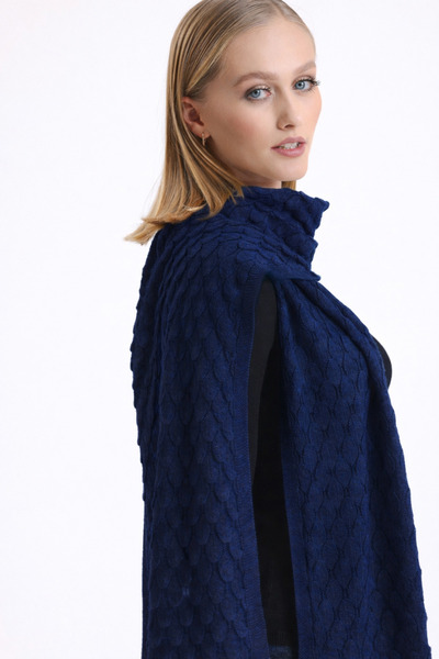 Wega Moda Fully Openwork Knitwear Scarf – Women's Stylish and Lightweight Kni...