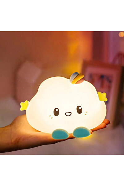 Choice ضوء ليلي على شكل سحابة صغيرة كرتونية لطيفة، غير مبهر، مناسب لغرفة نوم ...