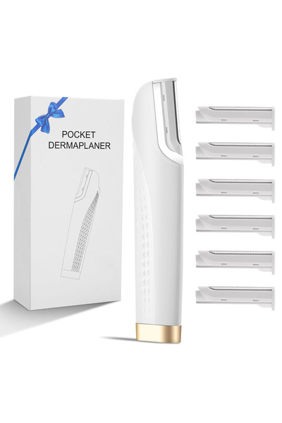 Choice ماكينة حلاقة كهربائية بيضاء للنساء بتقنية سونيك ديرمابلانينج لإزالة شع...