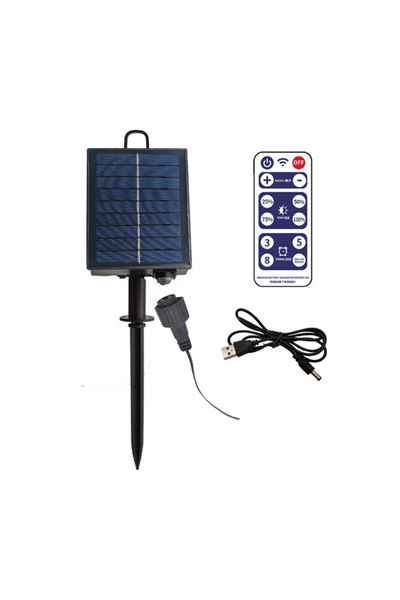 Choice Solar Light Panel 1Set Solar Panel Controller with Remote for Christma...