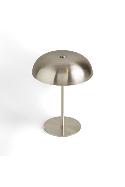 Choice مصباح طاولة لاسلكي فضي يعمل باللمس، مصباح مكتب LED قابل للتعتيم بثلاثة...