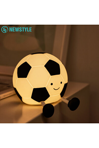 Choice Night Light Novelty Football Silicone Night Light Rechargeable Sleepin...