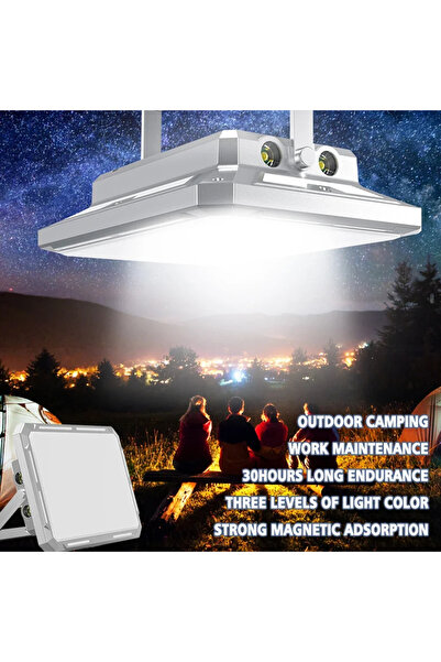 Choice مصباح LED أبيض محمول لخيمة التخييم، كشاف ضوئي قابل لإعادة الشحن، إضاءة...