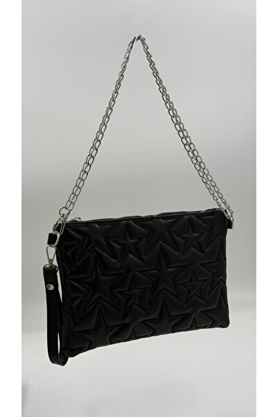DMG Collection Geantă de mână și de umăr Starry pentru femei, cu detaliu lanț...