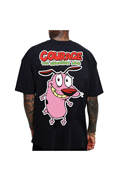 Kartier Tricou Negru Oversize Courage