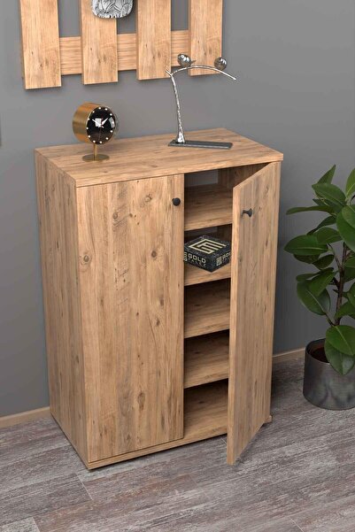 Reyo Falez Çok Amaçlı Dolap Country Mutfak, Banyo, Balkon, Kiler, 5 Raflı Dolap