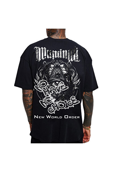Kartier Black Oversize T-Shirt No Have No Choice