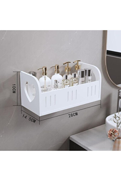 Generic Wall Mounted Storage Shelf Organizer Space Saving Rack For Bathroom A...