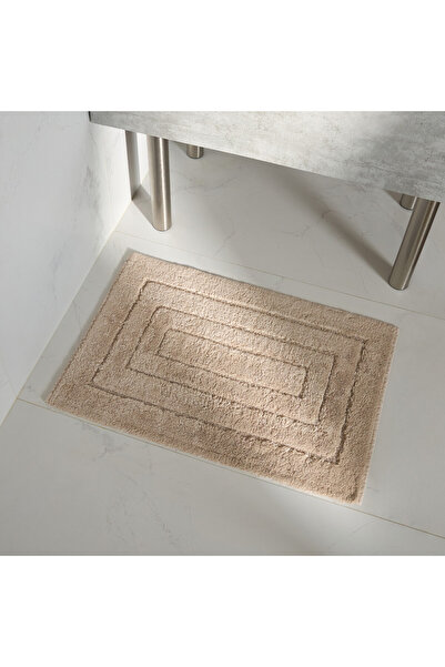 Moda Dekor Pamuklu Rodsley Bej 50x80cm Tekli Banyo Paspası | Kaydırmaz Taban ...