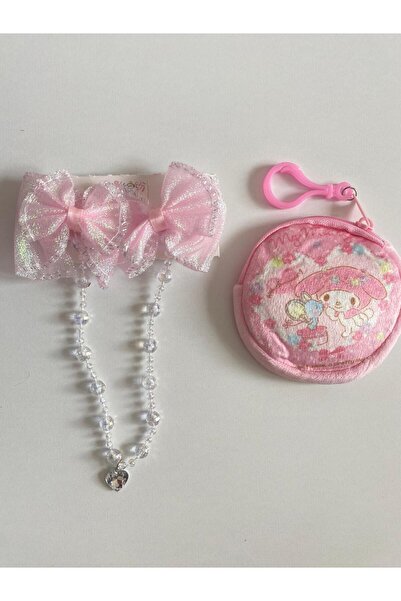 TMR PEMBE KIZ ÇOCUK ÇANTA&TOKA