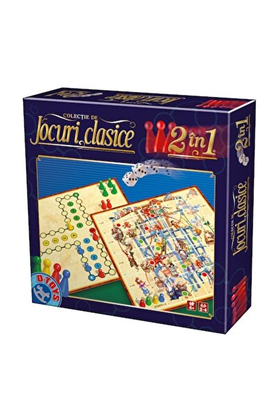 D-Toys 2 In 1 Board Games, Ludo, Up