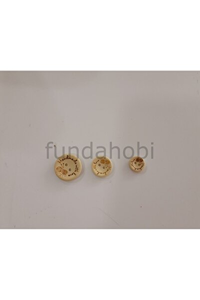 fundahobi أزرار يدوية الصنع موديل 15 ملم 15 قطعة