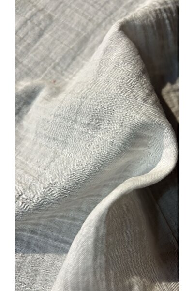 feminen Țesătură de muselină Culoare albă