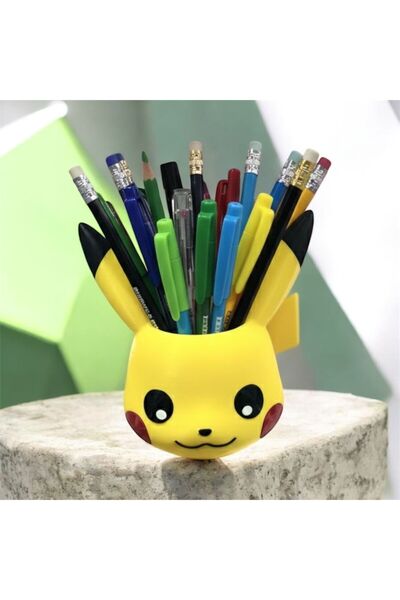 EyER Shoping 3D Pi̇kaçu Desktop Pen Holder