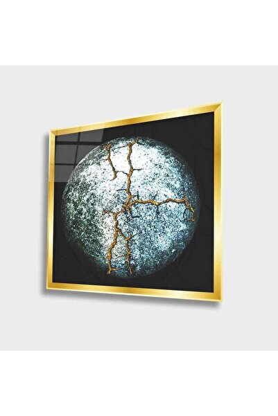 idealizbiz Sticlă abstractă pentru pictură, 4 mm, sticlă pătrată temperată, r...