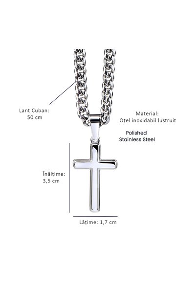 Joystos Gift Set for Men with Stainless Steel Cross