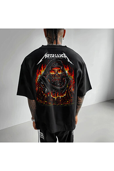 Kartier Tricou Negru Oversize Soldier Field