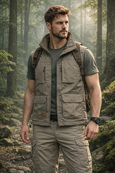 MODMEN Outdoor Yelek Hızlı Kuruyan Yelek Yazlık-Mevsimlik Bir Beden Büyük Alın