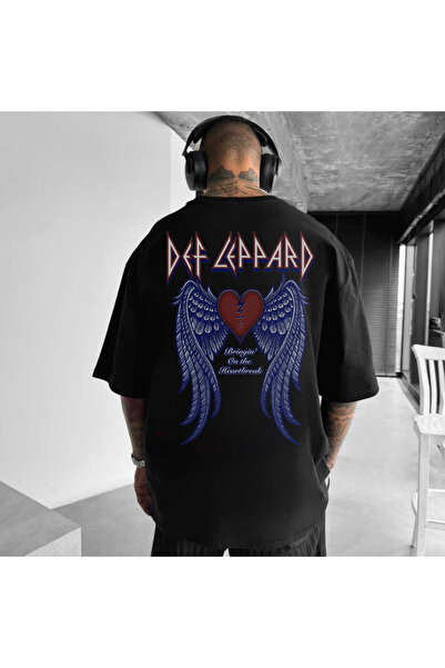 Kartier Tricou Negru Oversize Bringin' On The Heartbreak