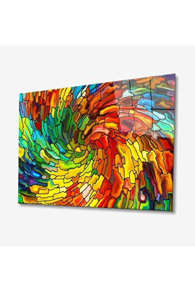 idealizbiz Pictură abstractă pe sticlă 4 mm sticlă temperată durabilă