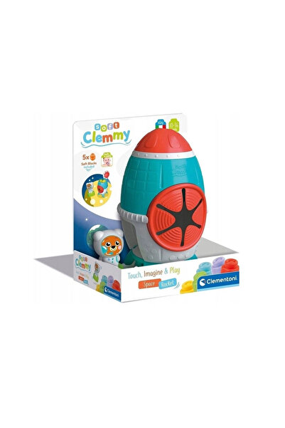 CLEMENTONI 17806 سوفت كليمي - صاروخ سوفت بلوك الحسي - 5 قطع 10-36 شهرًا