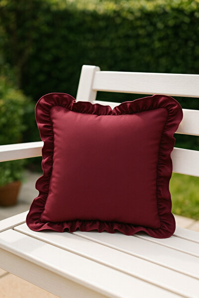 Lilza Home 100% pamuk Ukrasna volanasta Navlaka za jastuk – 43x43 cm