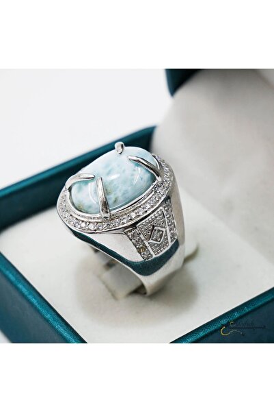 Generic خاتم فضة مصنوع يدويًا من الأوبال الإثيوبي - مجوهرات الأوبال الناري ال...