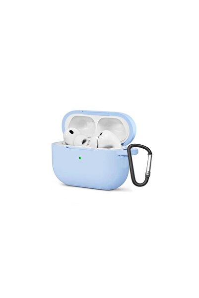 Gpack Airpods Pro 3 uyumlu Kılıf Mat Kancalı Silikon SF13 Mavi