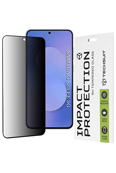 Techsuit Screen Protector for Samsung Galaxy S25 FE - 111D Privacy Full Glue ...