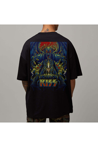 Kartier Tricou Negru Oversize Temple Of Hell