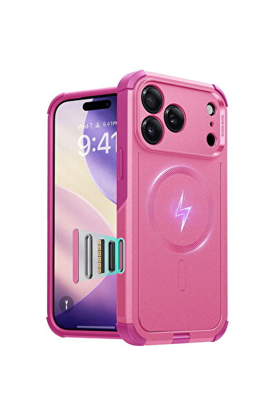 ESR Husa pentru iPhone 17 Pro Max - Cyber Halolock - Pink